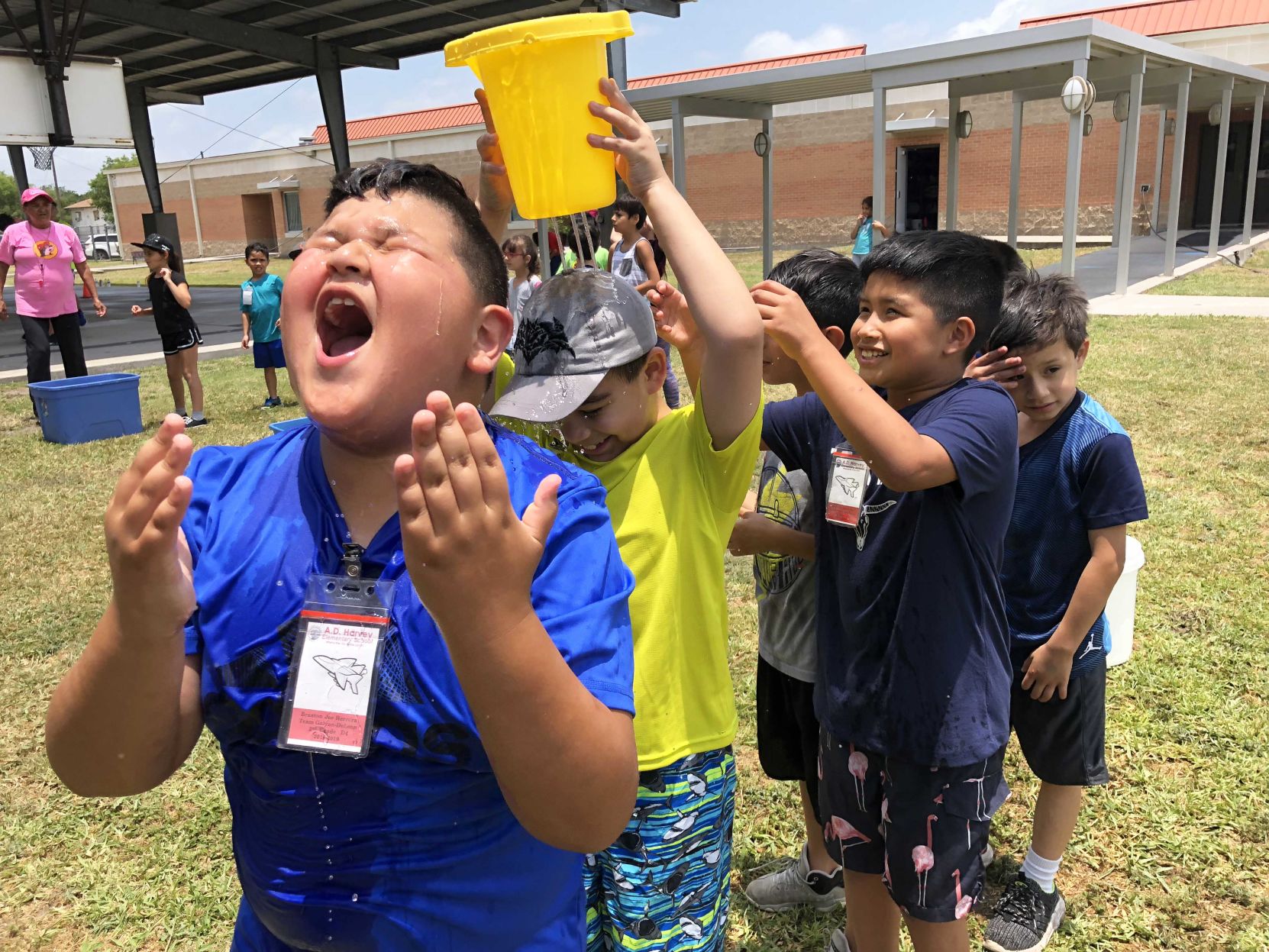 Harvey students hold field days